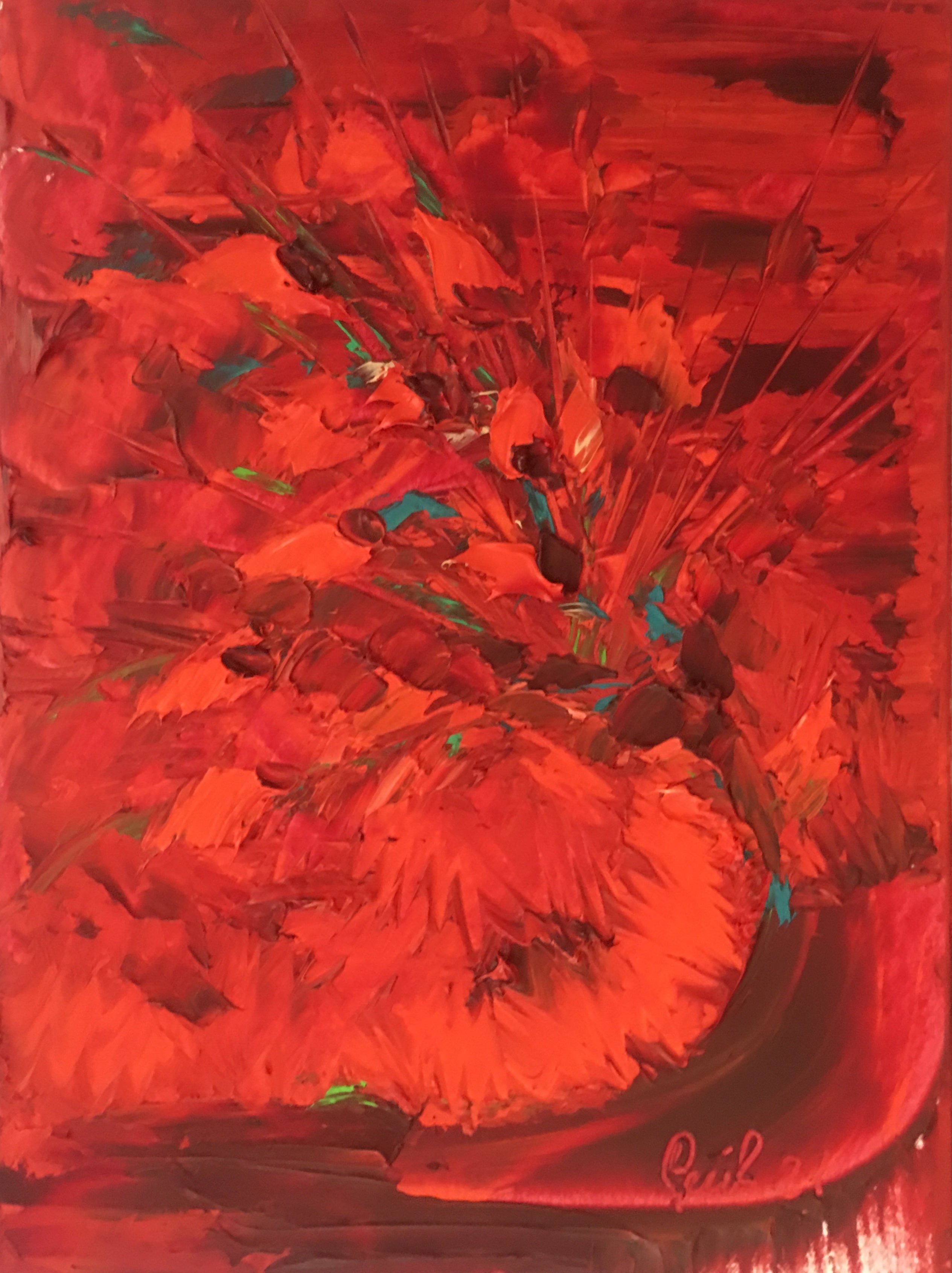 Fatma Cevik- Crimson Vortex