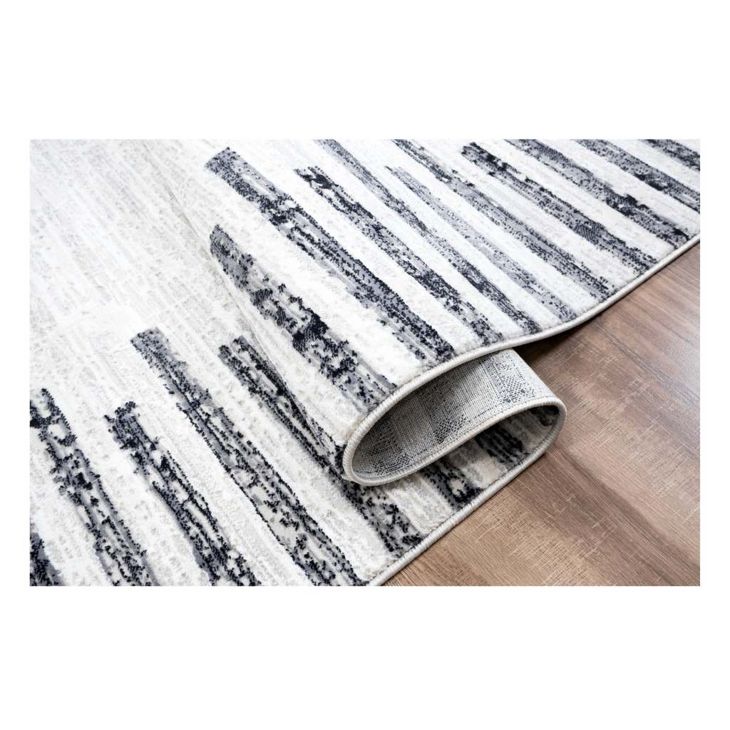 Portfolio Grey Striped Rug